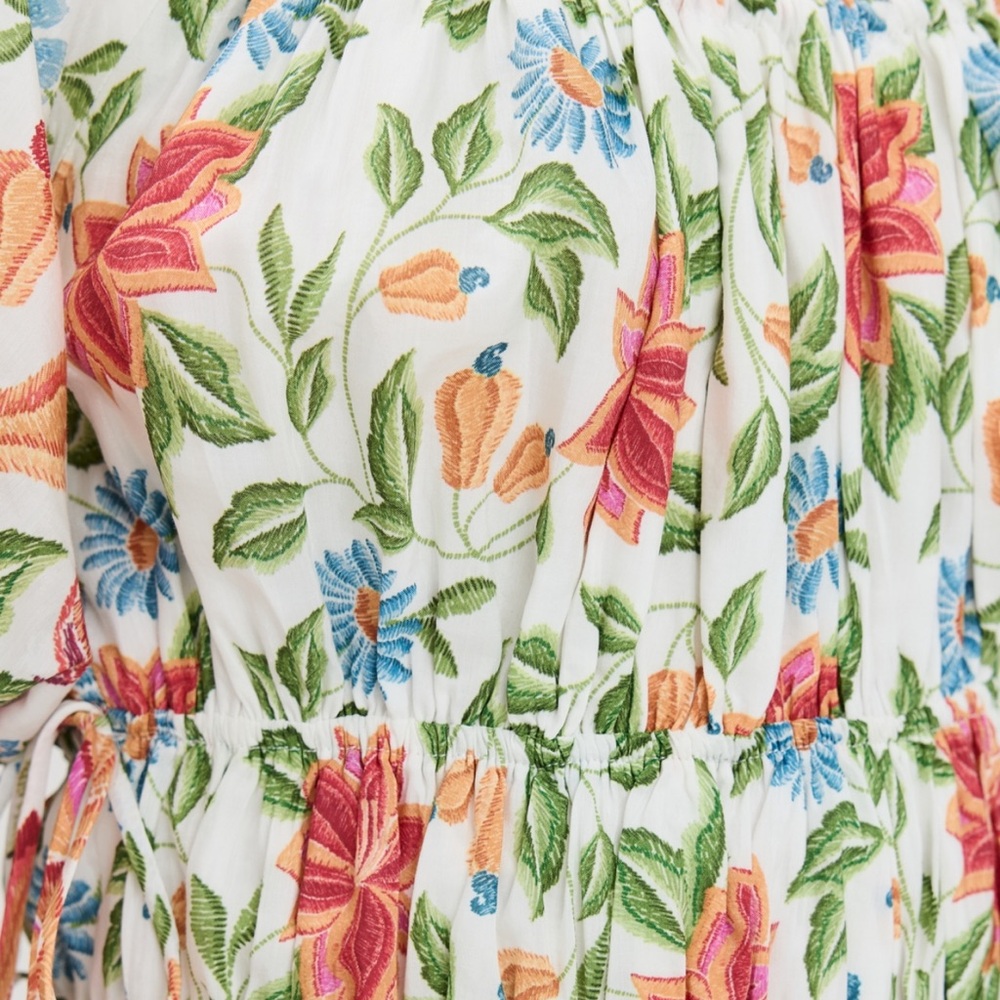 FARM RIO | bloom garden short sleeve dress - Picture 3 of 6